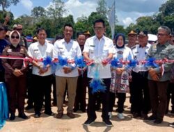 Bupati Barito Utara Resmikan Jembatan Anugerah Lahei I – Lahei II