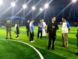 Bupati Barito Utara H Nadalsyah Resmikan Lapangan Hijau Mini Soccer