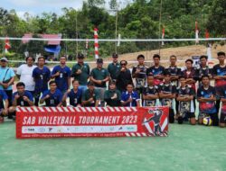 Waket II DPRD Mura Hadiri Pembukaan Turnamen Bola Voli SAB Cup