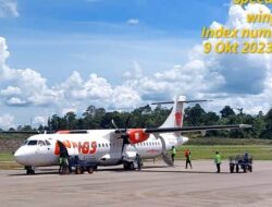 Penerbangan Wings Air ke Bandara HM Sidik Dibuka Kembali