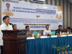 Pj Bupati Resmi Buka Rakor Ketenagakerjaan Se Barut