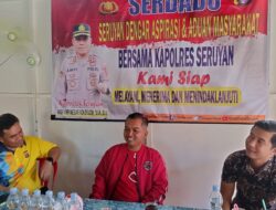 Ketua DPRD Seruyan Ngobrol Santai Bareng Polres Seruyan Terkait Situasi Politik