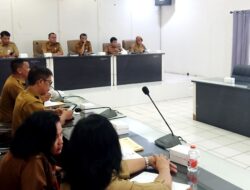 Plh Sekda Barut Pimpin Rapat Persiapan Dalam Rangka Evaluasi Pj Bupati