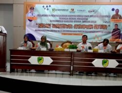 Dinas Nakertranskop UKM Barut Gelar Pelatihan Kerajinan Anyaman Bahan Rotan