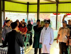 Pj Bupati Barut Lantik Pj Kepala Desa Jamud Kecamatan Teweh Timur