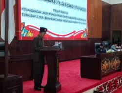 Terhadap Dua Raperda, Ini Pendapat Fraksi PKS