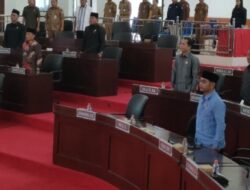 DPRD Mura Paripurnakan Pemandangan Umum Fraksi Terhadap Raperda Inisiatif DPRD dan Pemerintah Daerah