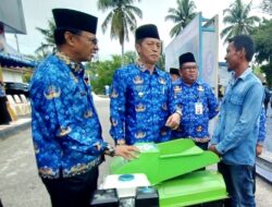 Pelatihan Bidang Koperasi, BLK Dan Transmigrasi Terima Bansos Dari Disnakertranskop UKM Barito Utara