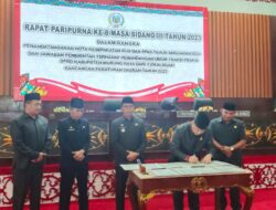 Nota Kesepakatan KUA dan PPAS APBD 2024 Ditandatangani