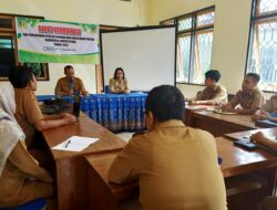 Dinas KPP Barut Rapat Koordinasi Validasi Data Tim Penyusunan FSVA Tahun 2023