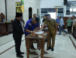 Raperda APBD Kabupaten Kapuas Tahun Anggaran 2024 Disepakati