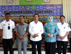 Pj Bupati Hadiri dan Buka Sidang Itsbat Nikah DPK Korpri kerjasama dengan PA Muara Teweh