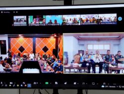 Pj Bupati Barito Utara Monitoring Pemilu di 9 Kecamatan melalui Vidcon