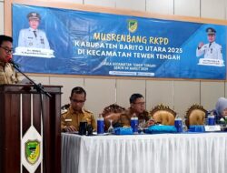 Pada Hari Terakhir Musrenbang RKPD di Laksanakan di Kecamatan Teweh Tengah
