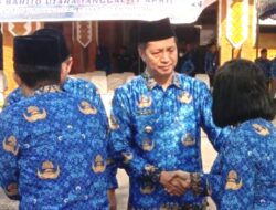 Pemkab Barut Apel Gabungan sekaligus Halal Bi Halal Idul Fitri 1445 Hijriah