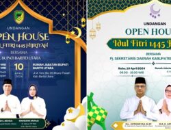 Pj Bupati Barut dan Pj Sekda Gelar Open House di Hari raya Idul Fitri 1445 Hijriah