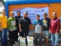 Pemkab Mura Melalui DKP Meluncurkan Sekaligus Melakukan Penyaluran CPP Dalam Rangka Pemberian Bantuan Pangan Berupa Beras