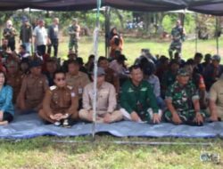 Pj Bupati Mura Bersama Unsur Forkopimda Lakukan Panen Padi Perdana