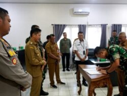 Pemkab Barut Tandatangan NPHD Pengamanan Pilkada Serentak Tahun 2024