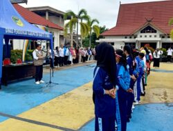 Tingkat SD dan SMP Ikuti Lomba Senam Sekolah Sehat Peringati Hardiknas