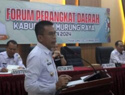 Pj Bupati Hermon Pimpin Pembukaan Forum Perangkat Daerah