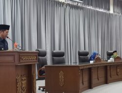 Pj Bupati Sampaikan Jawaban Atas Pemandangan Umum Fraksi DPRD