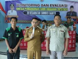 Pj Bupati Mura Evaluasi Kinerja Pembangunan di Dua Kecamatan