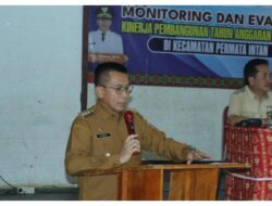 Pj Bupati Pimpin Monev Kinerja Pembangunan di Kecamatan Murung