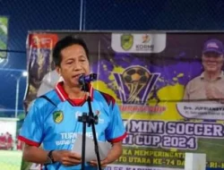 Pj Bupati Buka Secara Resmi Tournamen Minisoccer Pj Bupati Barito Utara Cup Tahun 2024