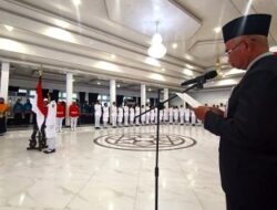 Anggota Paskibraka Barito Utara Tahun 2024 Bacakan Ikrar Bersama