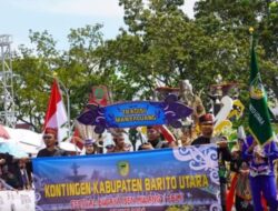 Pemkab Barut Turut Ikut Semarakan Karnaval Budaya Isen Mulang Tahun 2024