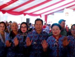 Pj Bupati Barut Hadiri Puncak Peringatan Harganas ke 31 di Semarang