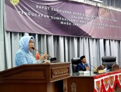 Hj Mery Rukaini Pimpinan Sementara Ketua DPRD Barito Utara