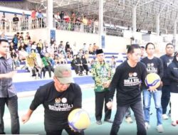 Pj Bupati Barut Secara Resmi Buka Turnamen Bola Voli Semi Open Bupati Cup I