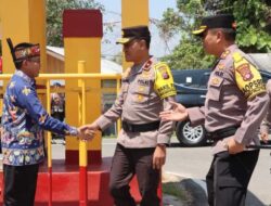 Pj Bupati Mura Sambut Kunjungan Kerja Wakapolda Kalteng