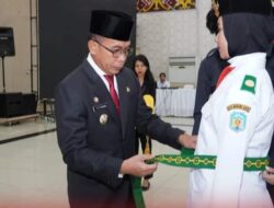 Pj Bupati Mura Kukuhkan Puluhan Anggota Paskibraka 2024