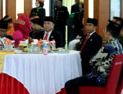 Pj Bupati Mura Bersama Jajarannya Hadiri Syukuran Hari Bhayangkara Ke-78