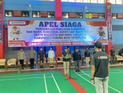 Dalam Pengawasan Pemilihan Gubernur dan Wakil Gubernur Serta Bupati dan Wakil Bupati 2024, Bawaslu Mura Gelar Apel Siaga Pengawas Pemilu 2024