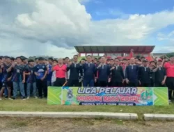 12 Tim Ikuti Kegiatan Turnamen Sepak Bola Liga Pelajar Murung Raya