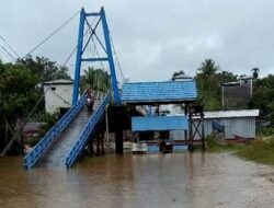 Beberapa Desa di Kecamatan Lahei Terencam Banjir Akibat Curah hujan Yang Tinggi