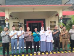 Empat Siswa Calon Paskibraka Tingkat Provinsi Kalteng Audiensi ke Polres Barut