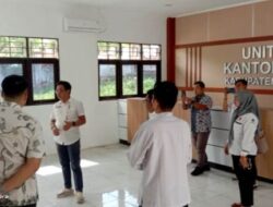Asisten Sekda dan Kadis Nakertranskop UKM Sambut Kunjungan Kakanwil Imigrasi Kalteng di Barut