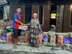 Bentuk Kepedulian Patih Herman AB Salurkan Bantuan untuk Korban Kebakaran di Desa Lemo II
