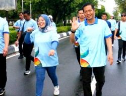 Pj Bupati Barut Hadiri Bank Kalteng QRIS Fun Walk di Palangka Raya