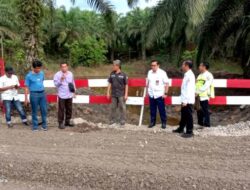 Pj Bupati Barut Tinjau Lagi Progres Perbaikan Jalan Muara Teweh-Mura