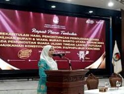 Pj Bupati Buka Pleno Terbuka Rekapitulasi Hasil PSU Pilkada Barito Utara