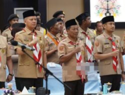 Ketua Kwarda Kalteng Lantik Heriyus sebagai Ketua Mabicab Murung Raya