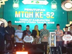 Sekda Tutup MTQH ke-52, Ajak Generasi Muda Barito Utara Menjadi Milenial Qur ani