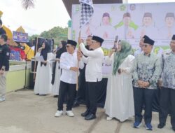 Bupati Heriyus dan Wabup Lepas Peserta Pawai Ta’aruf Meriahkan STQ ke. XII