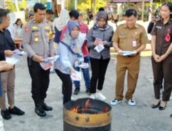 Ketua Komisi III H. Tajeri Saksikan Pemusnahan Surat Suara Rusak dan Lebih Jelang PSU